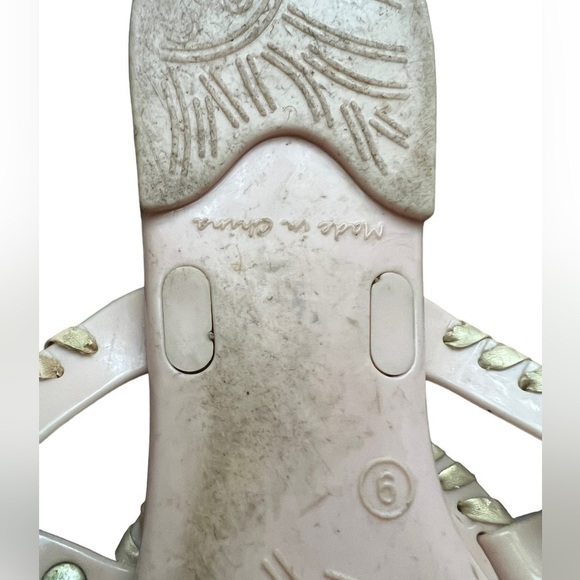 Jack Rogers Georgica Jelly Sandals in Blush Pink - Size 9 - Picture 6 of 6